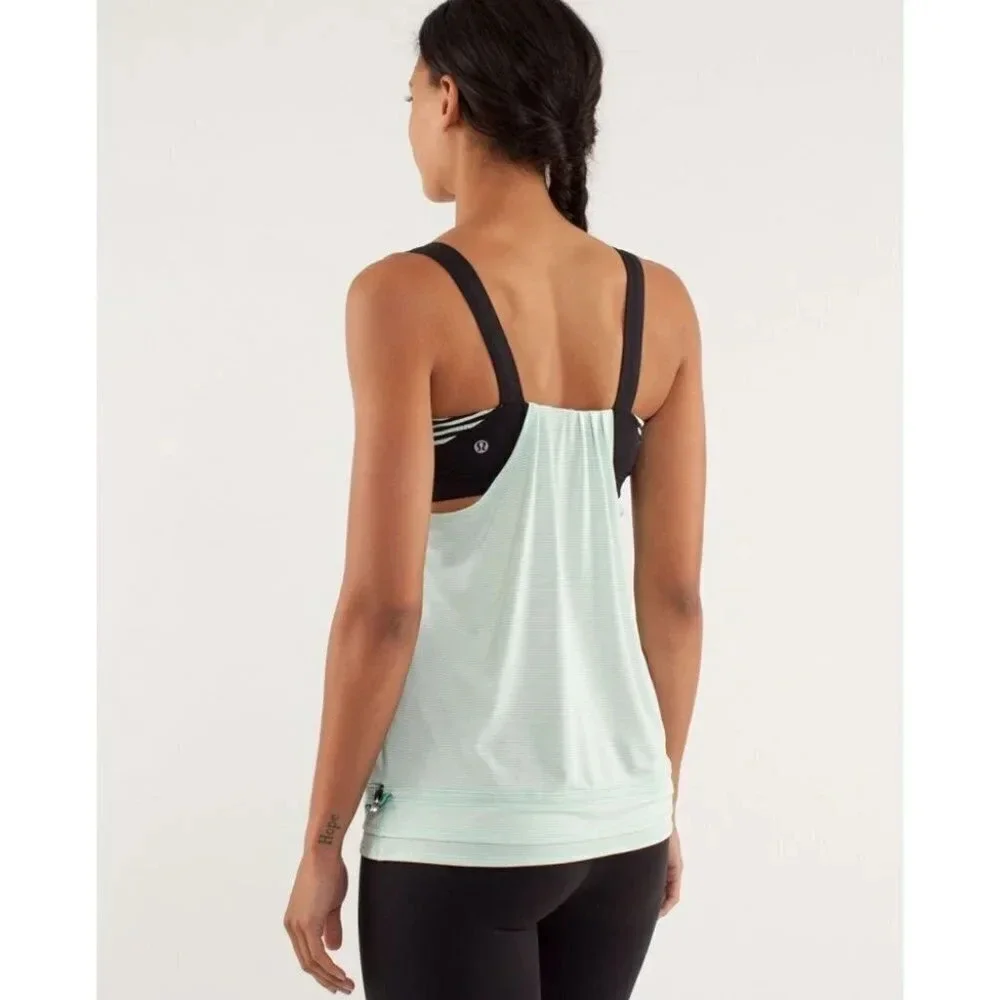 Lululemon Run: Back On Track Tank Mint Moment